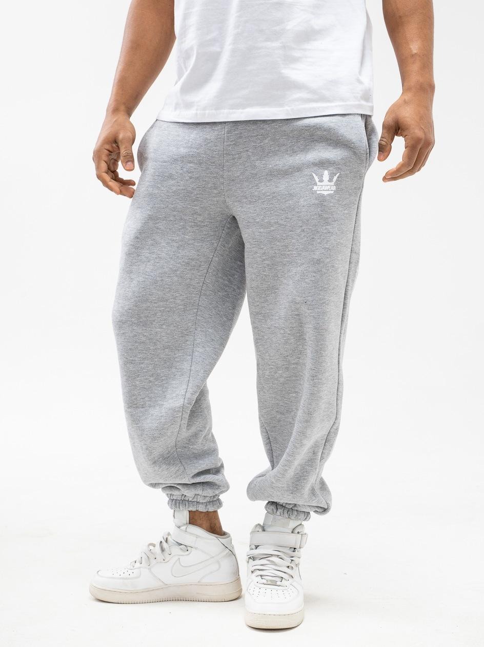SPODNIE DRESOWE JIGGAWEAR  CROWN Z ZAMKAMI SZARE